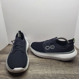 Oofos OOmy Stride - White Black Mens Size 9 Comfort Shoes Sneakers